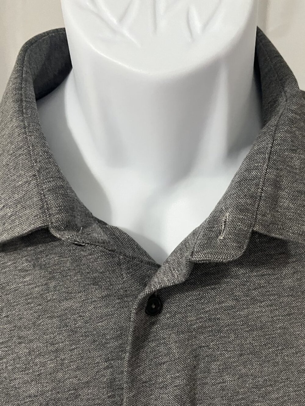 👔 Ash & Erie Men’s Solid Gray Long Sleeve Shirt XXL Standard Fit Mint Condition